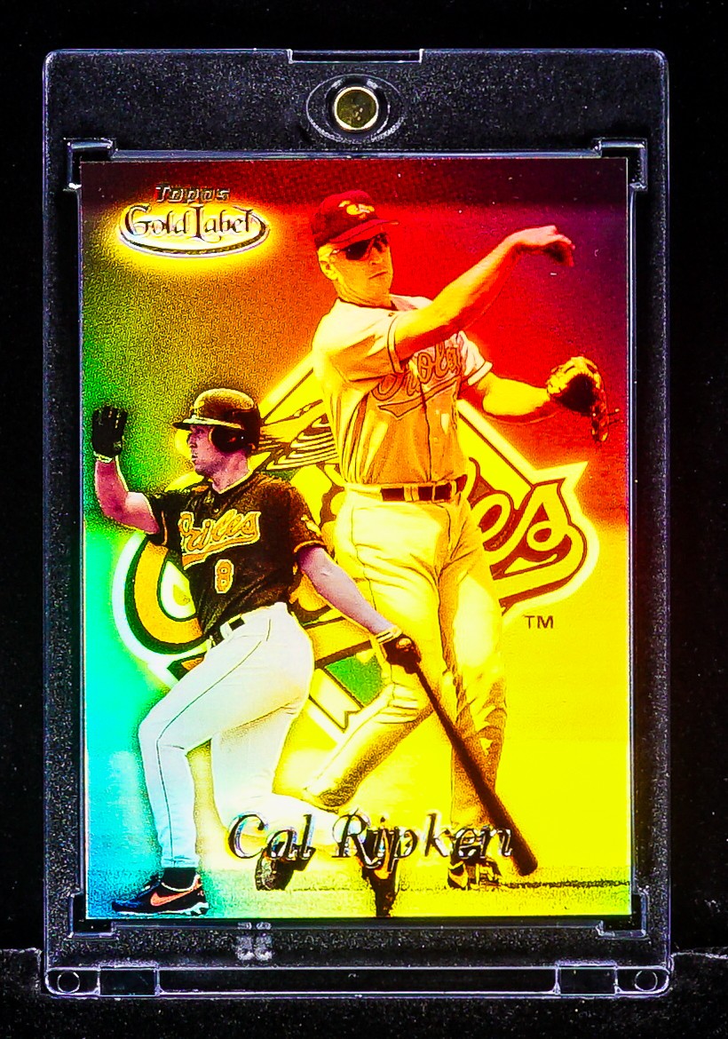 Cal Ripken Jr. RARE CLASS 1 BLACK GOLD LABEL CARD BALTIMORE ORIOLES HOF
