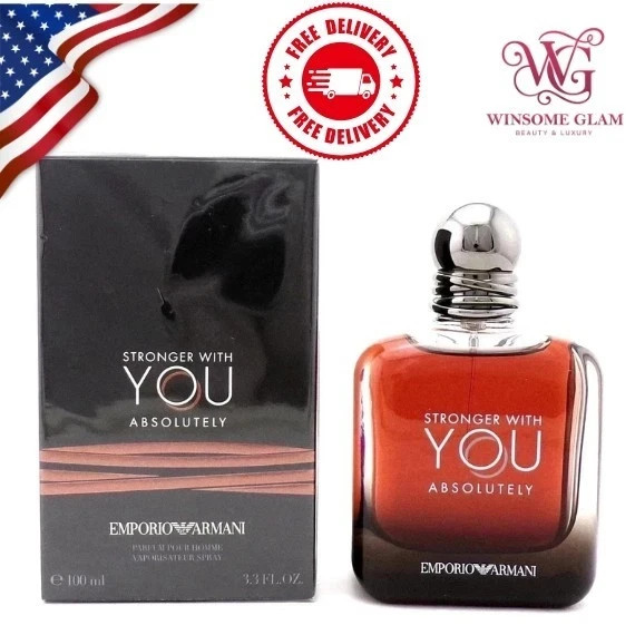 Stronger With You Absolutely by Giorgio Armani Eau De Parfum Spray 3.3 oz Newwww