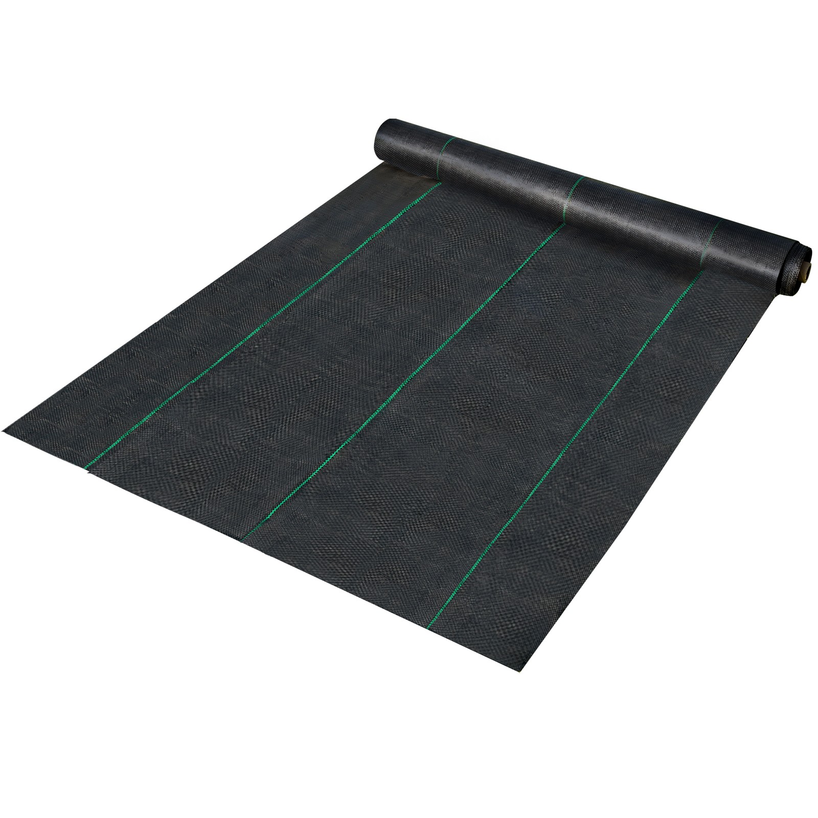 Uimoso 6x300 ft Heavy Duty PP Woven Weed Barrier Landscape Ground Cover 2.4Oz