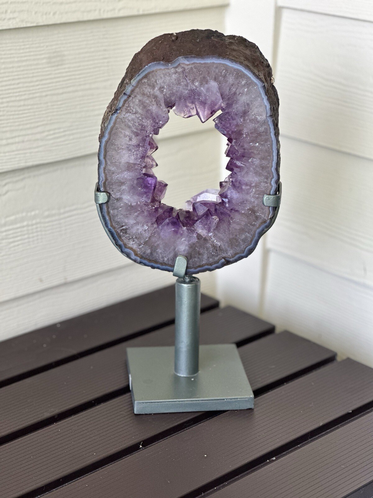 Amethyst Portal from Uruguay on Spinning Stand