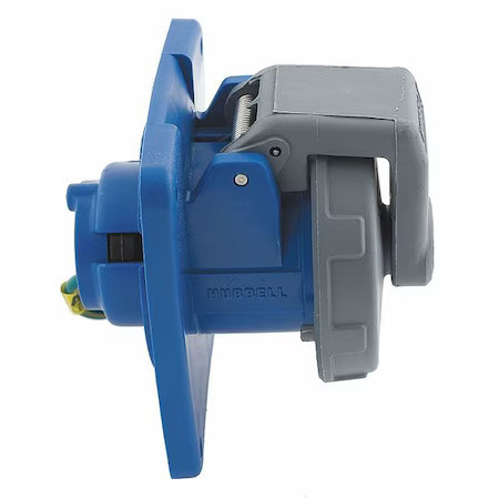 Hubbell Wiring Device-Kellems Hbl3100r6w Watertight Pin & Sleeve Receptacle, Hubbell Wiring Device-Kellems Hbl3100r6w Watertight Pin & Sleeve Receptacle,