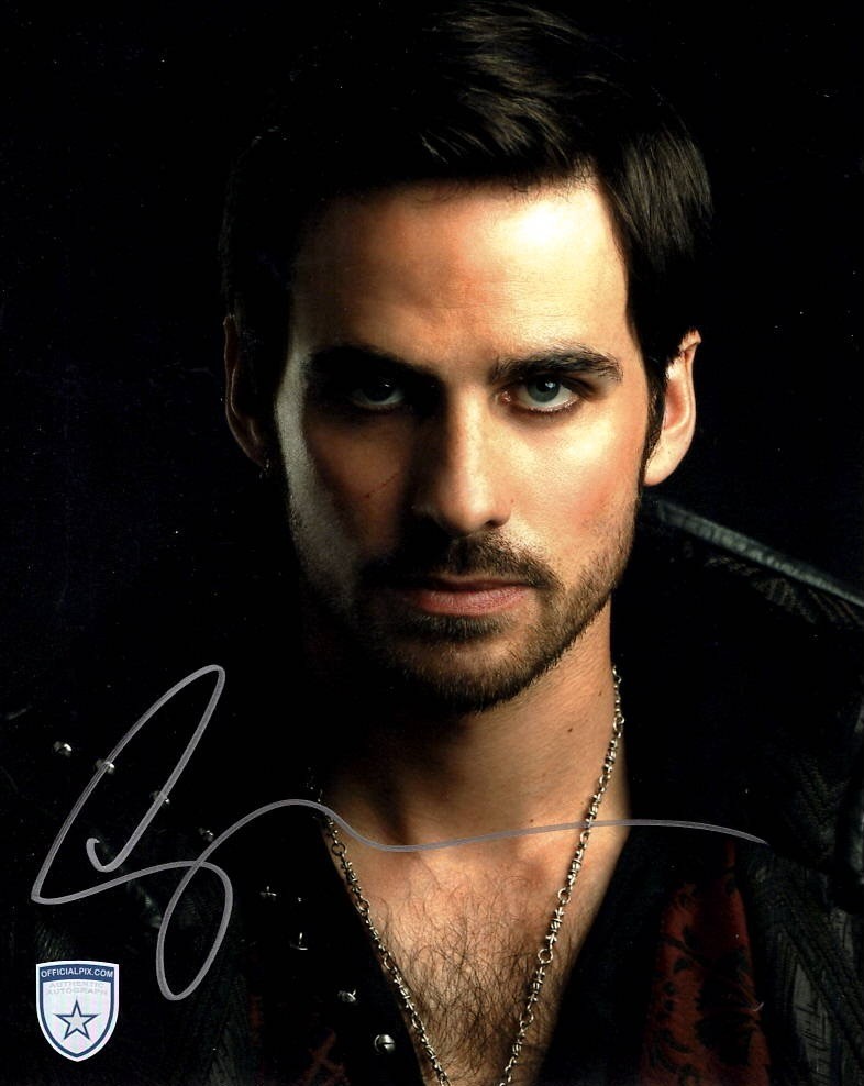 Signed Collin O\'Donoghue Once Upon a Time Hook 8x10 w/ Official Pix COA