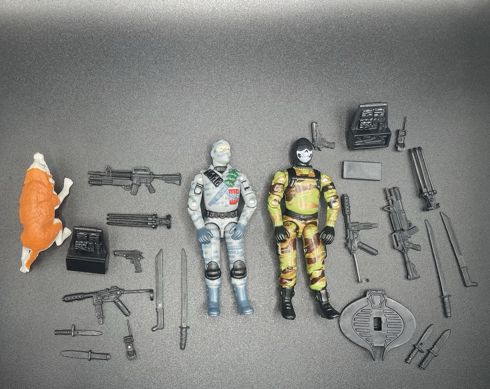 Gi Joe Cobra Black Major Firefly Snake Eyes Invasor Ninja 3.75 Action Figures X2 Gi Joe Cobra Black Major Firefly Snake Eyes Invasor Ninja 3.75 Action Figures X2