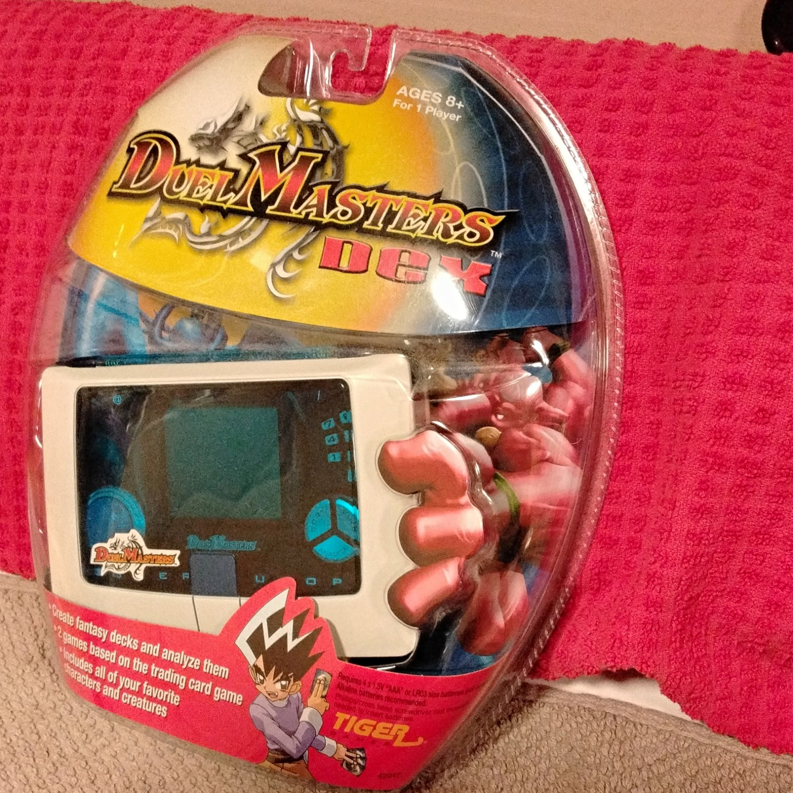 Tiger Duel Masters Dex Handheld Electronic Game 8+ 2004 MPN 42047 Tiger Duel Masters Dex Handheld Electronic Game 8+ 2004 MPN 42047