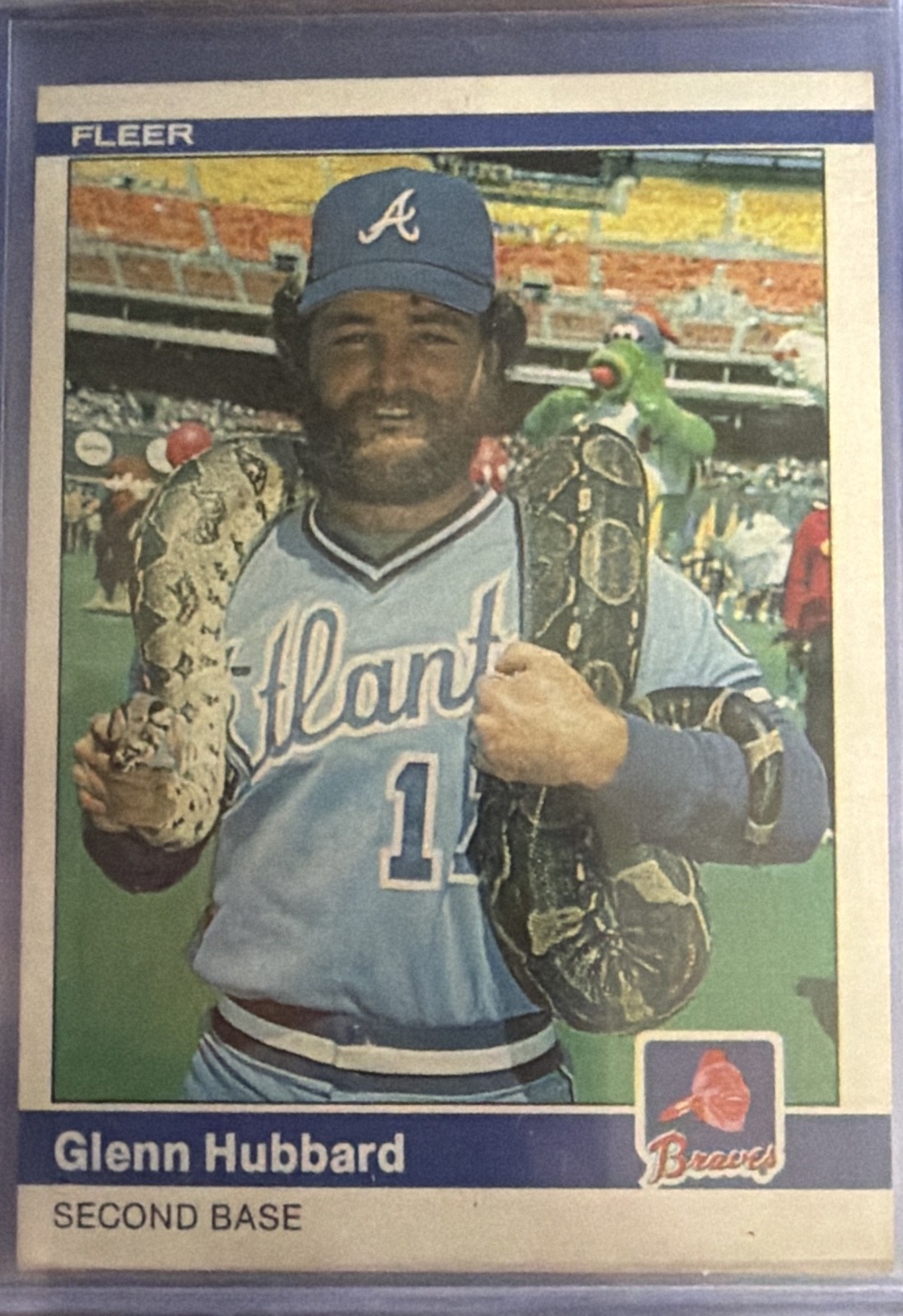 1984 Fleer - Glenn Hubbard #182