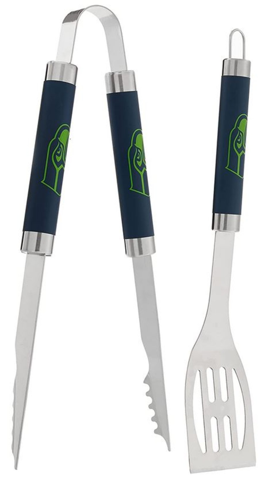 Northwest NFL 2-Piece BBQ Utensil Set – Spatula & Tongs - Seattle Seahawks