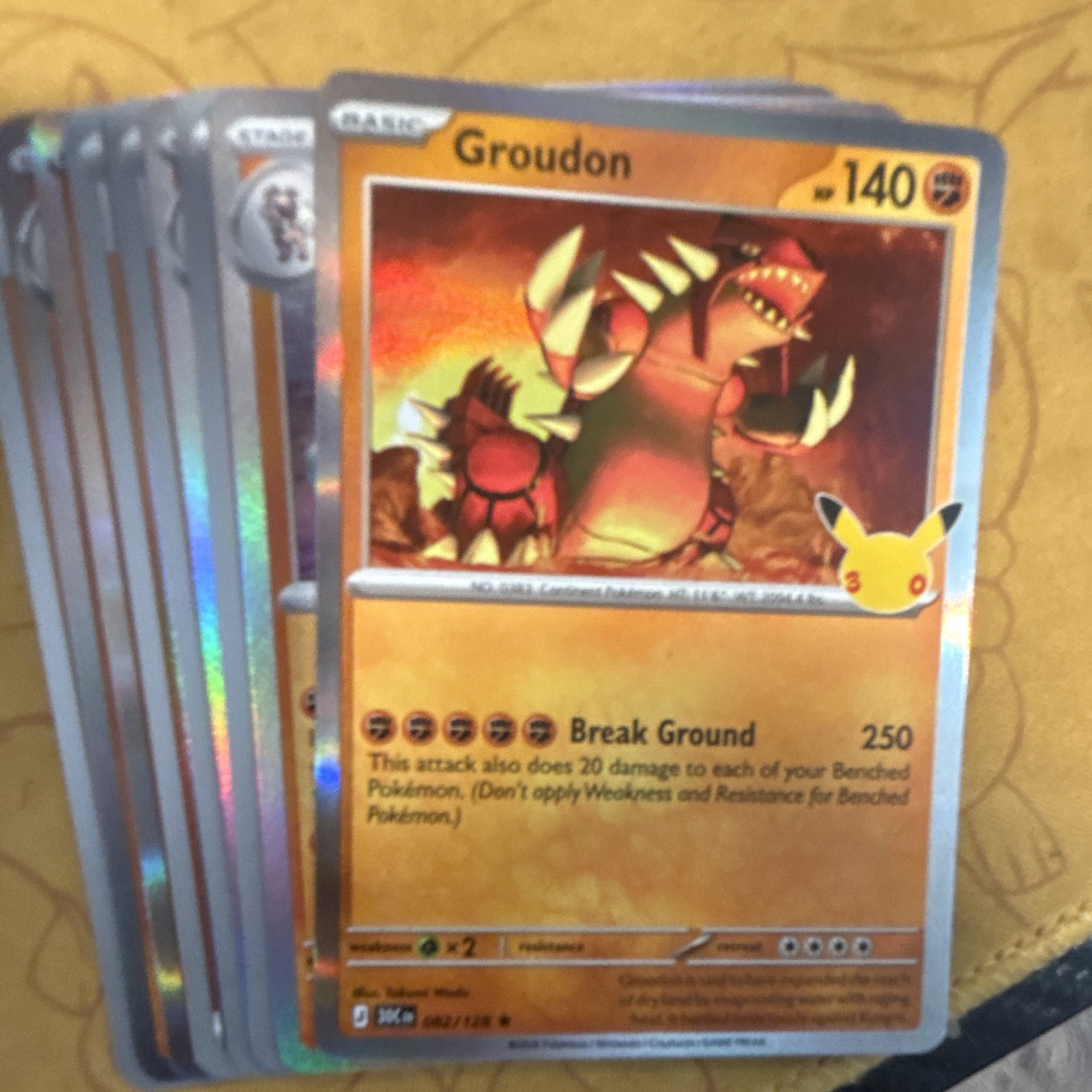 Pokemon TCG Groudon HP140 Holo Classic Collection 17/17 Celebrations EN 2021