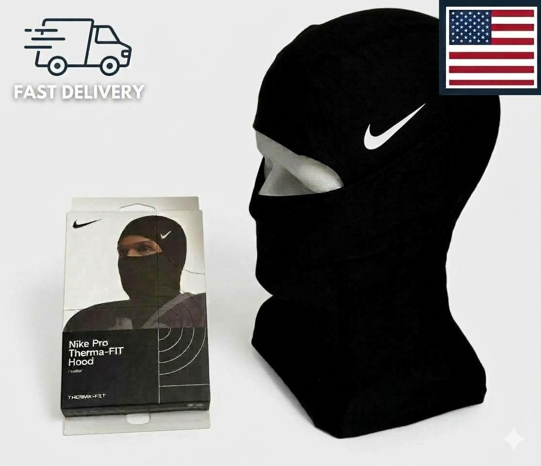 Nike Pro Therma-Fit Hyperwarm Hood Ski Mask Black