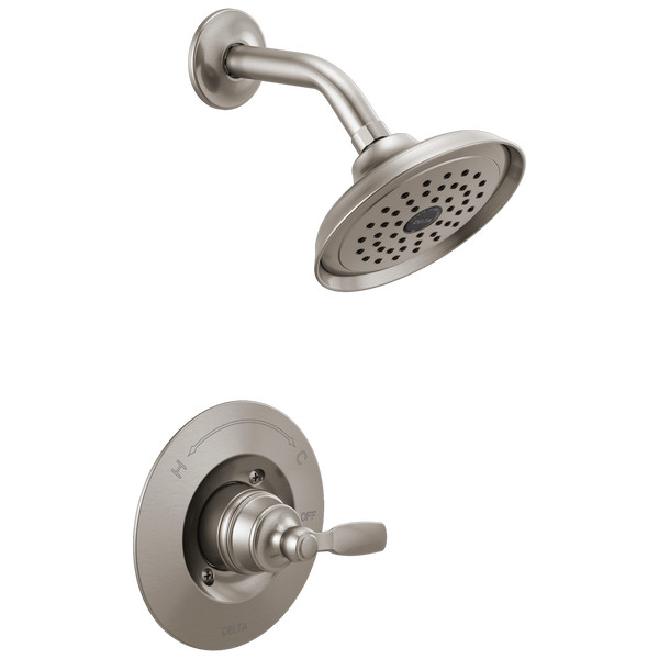 Delta Woodhurst Shower Trim Stainless-Certified Refurbished