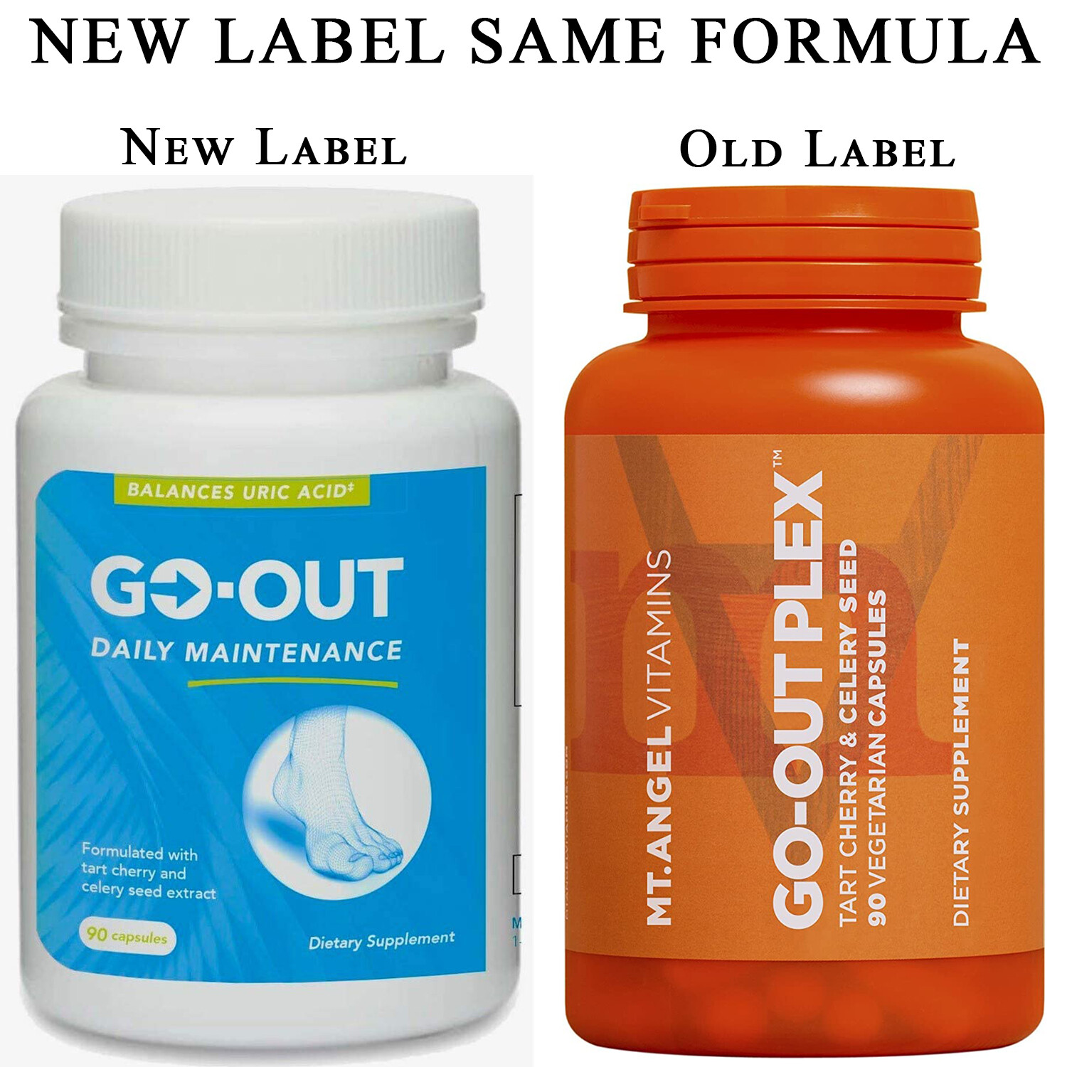 Mt Angel Vitamin Company Go-Out Plex, 90 Vegetarian Capsules