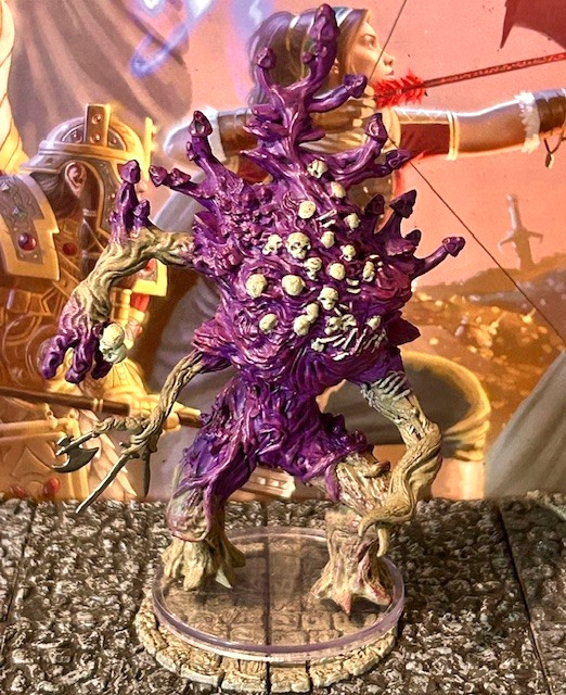 Violet Fungus Necrohulk D&D Miniature Dungeons Dragons Monster Manual Collection