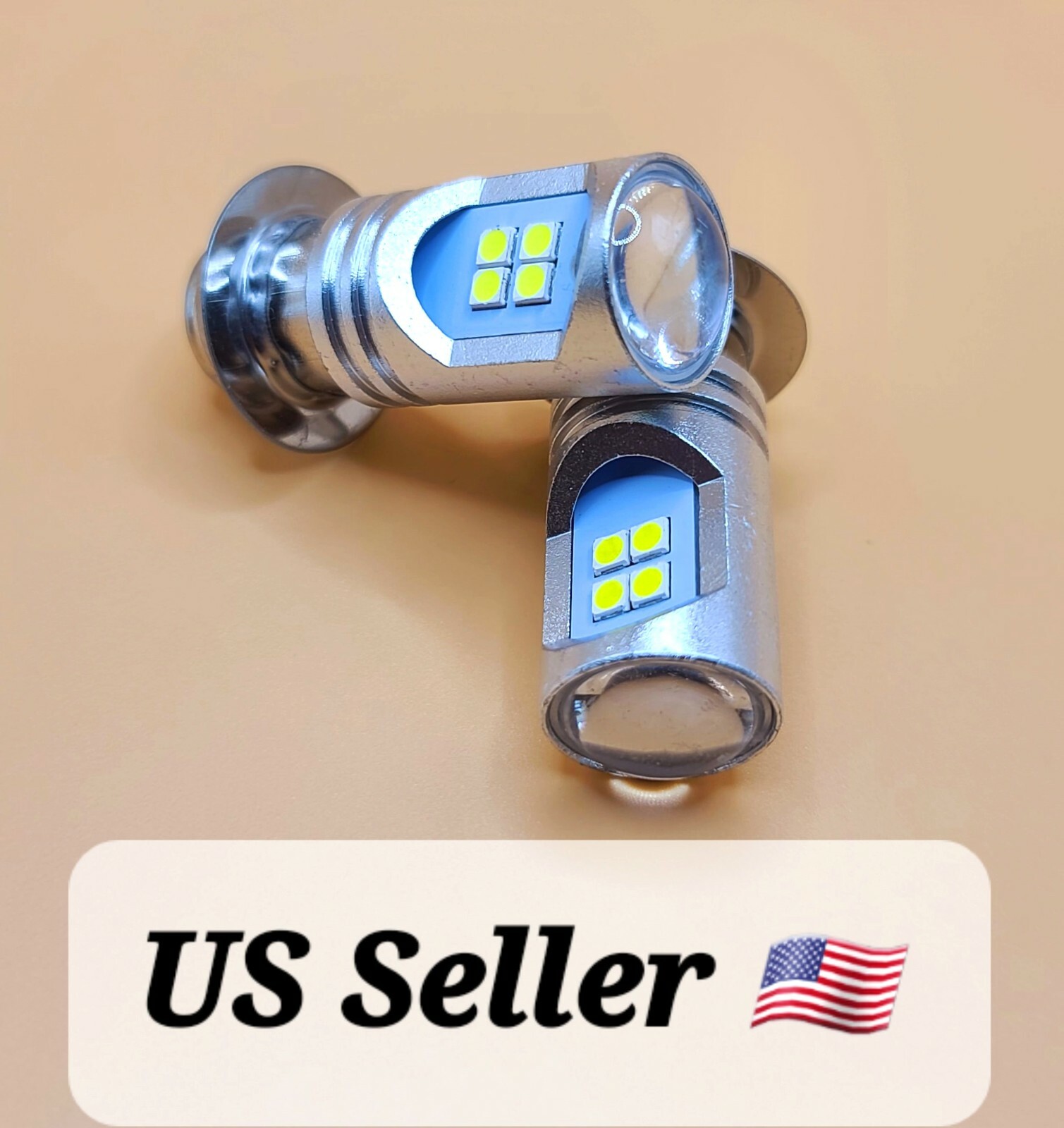 🌟Pair Ultra LED Headlight Bulbs for Ford 1920, 2120 Tractors 1987-2002 ⬆️Visibi