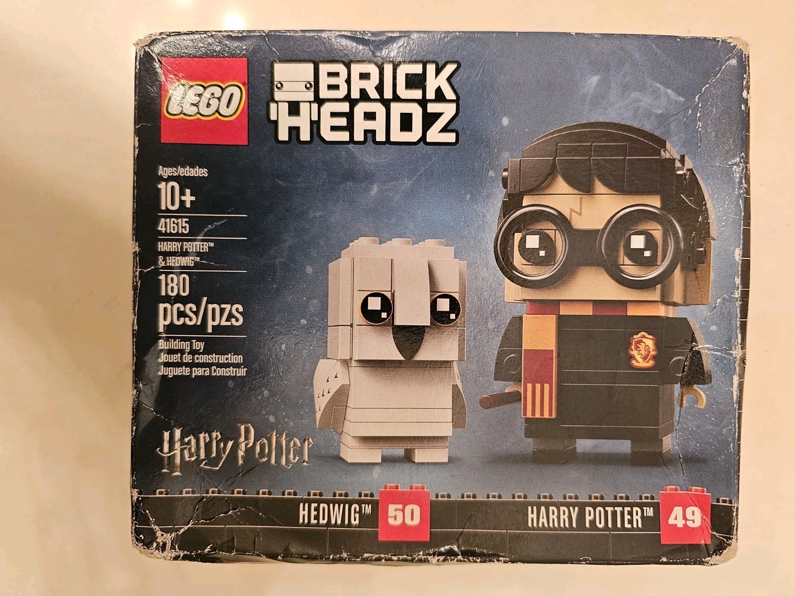 LEGO 41615 BRICKHEADZ Harry Potter & Hedwig New Sealed Retired 2018 180 Pieces LEGO 41615 BRICKHEADZ Harry Potter & Hedwig New Sealed Retired 2018 180 Pieces