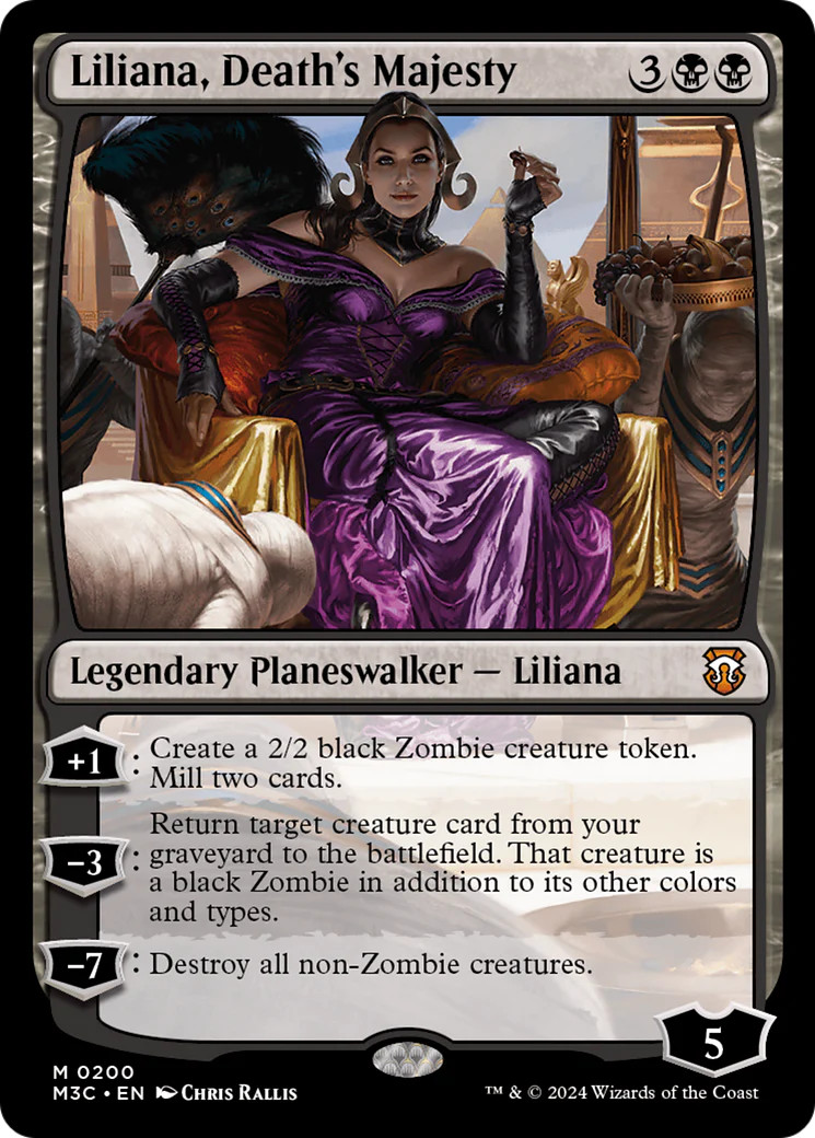 MTG Liliana, Death\'s Majesty [Modern Horizons 3 Commander] Near Mint Magic
