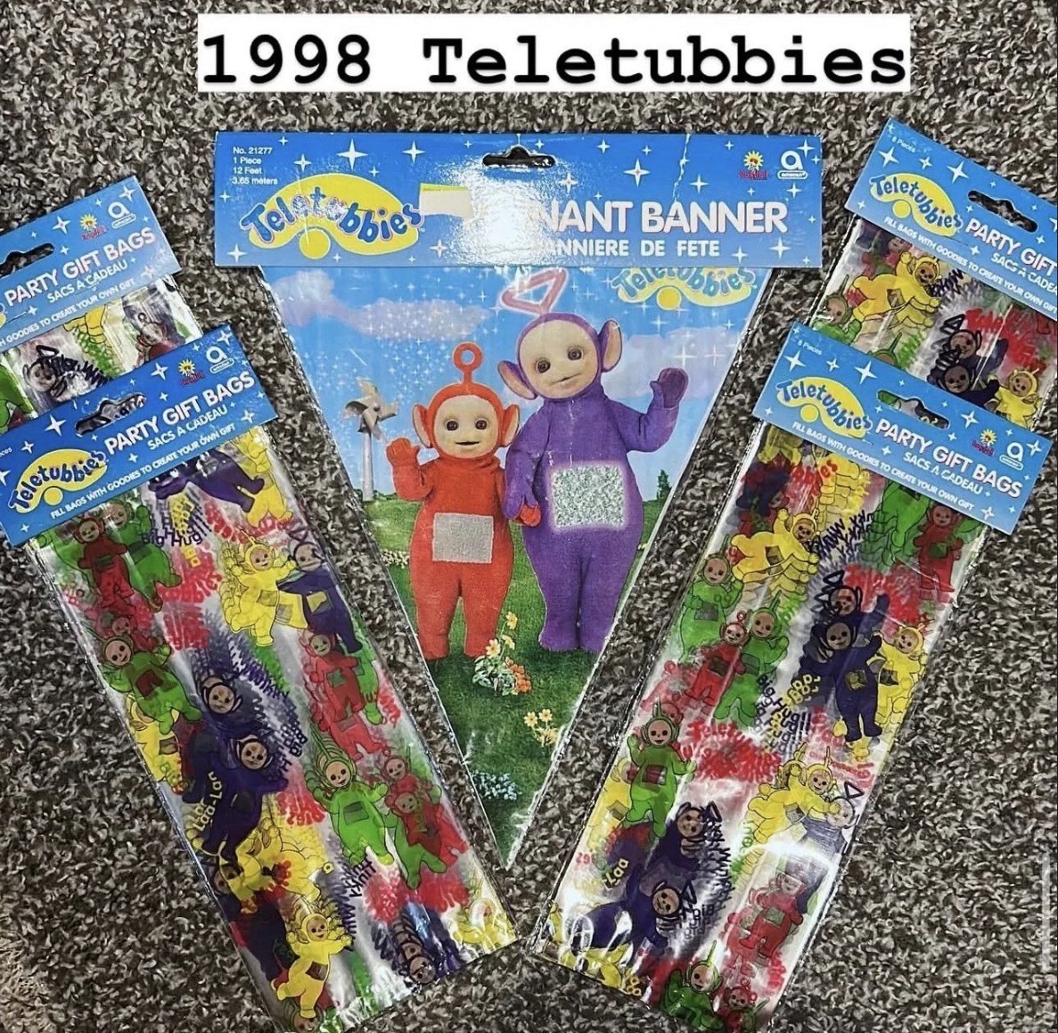1998 Teletubies Party Supplies