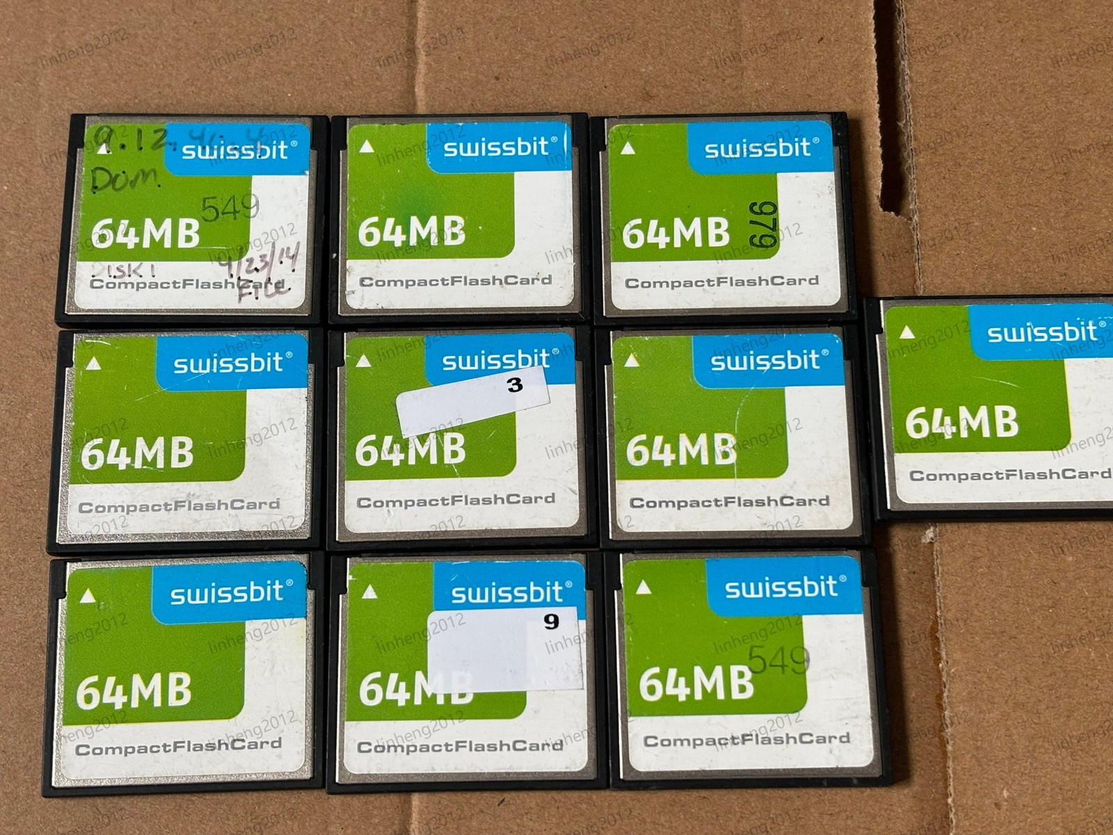 10PCS Swissbit 64MB CompactFlash CF Card Industrial  Memory Card