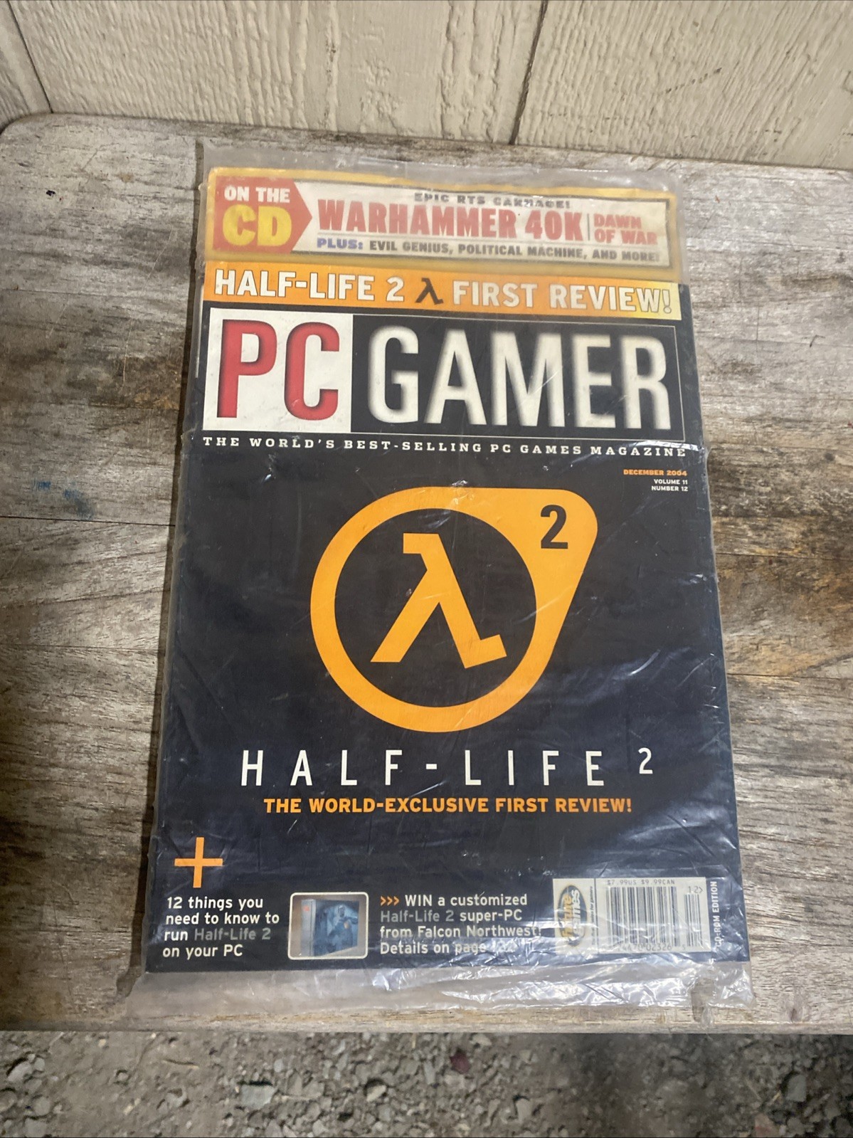 RARE FACTORY SEALED PC Gamer Magazine Vol 11 #13 Holiday 2004