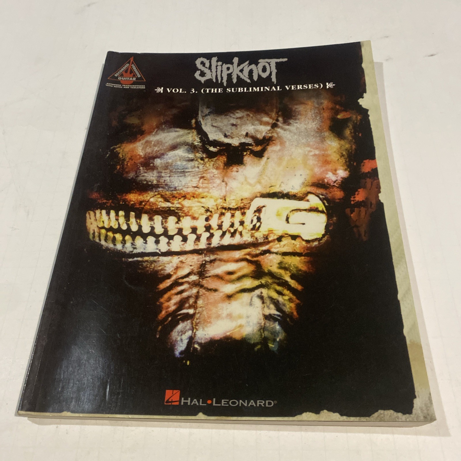 Slipknot Vol. 3 The Subliminal Verses Guitar Tablature Book Rare