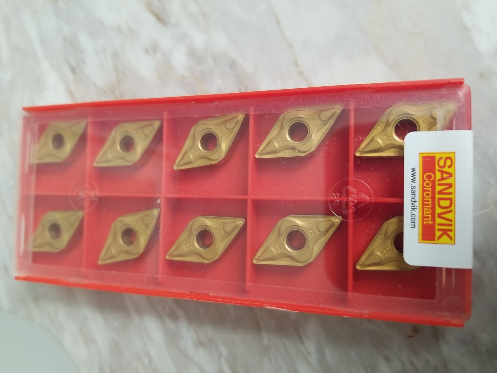Sandvik Coromant DNMG 432-PM (DNMG 15 04 08) Carbide Inserts (Box of 10) Sandvik Coromant DNMG 432-PM (DNMG 15 04 08) Carbide Inserts (Box of 10)