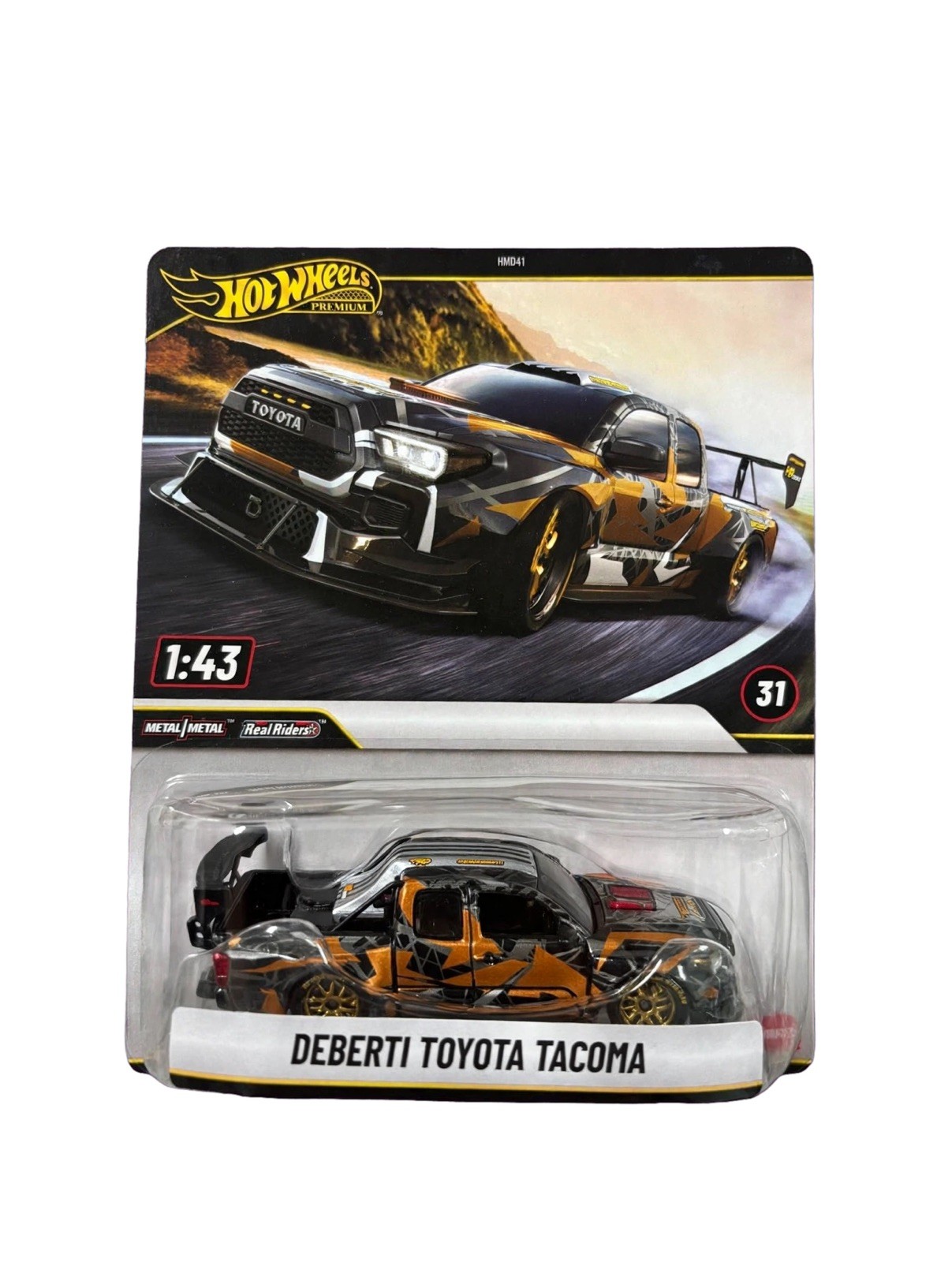 Hot Wheels Premium 1:43 DEBERTI TOYOTA TACOMA 31 Truck Mattel 2026