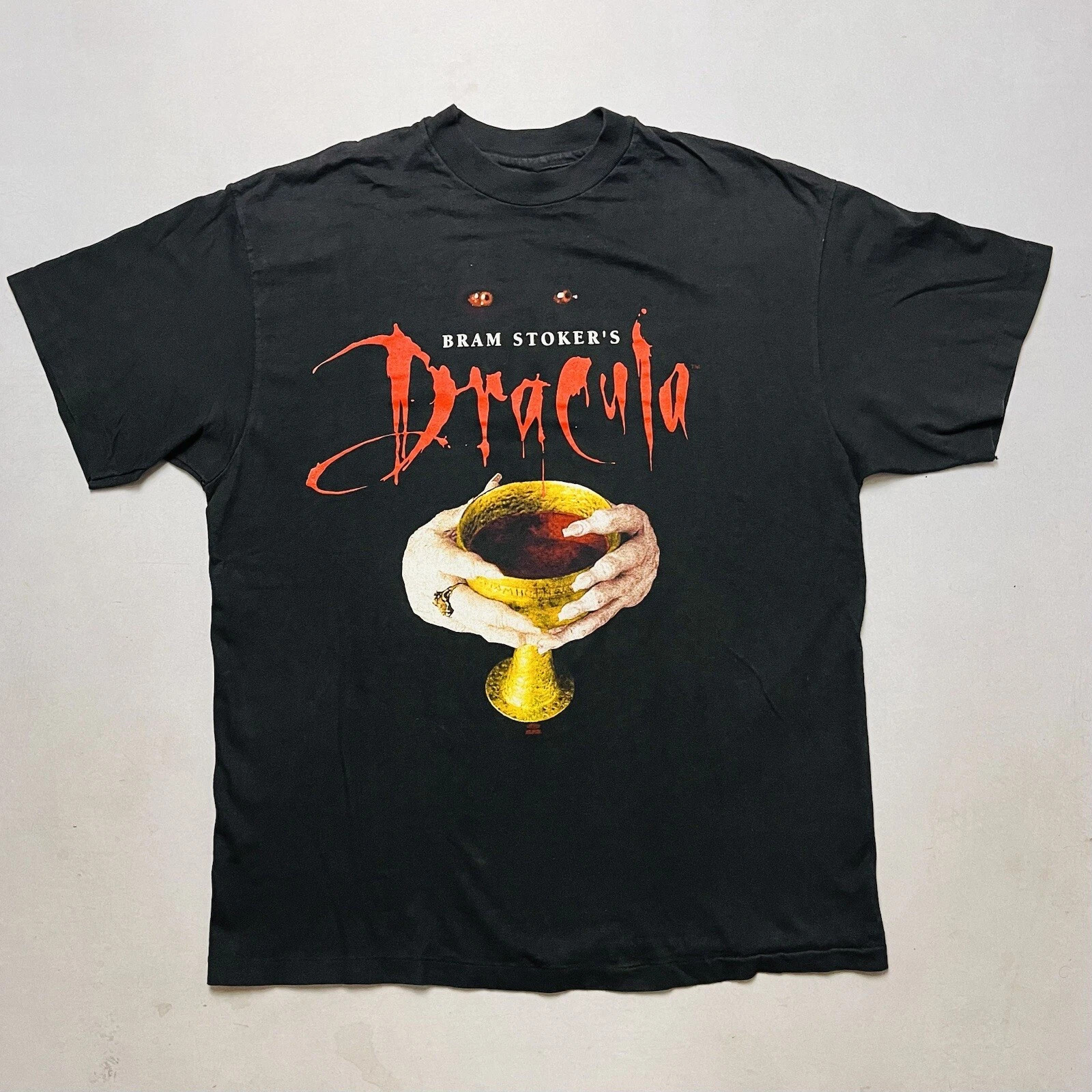 Vintage Rare 90s Bram Stokers Dracula Movie T Shirt MQ082 Vintage Rare 90s Bram Stokers Dracula Movie T Shirt MQ082