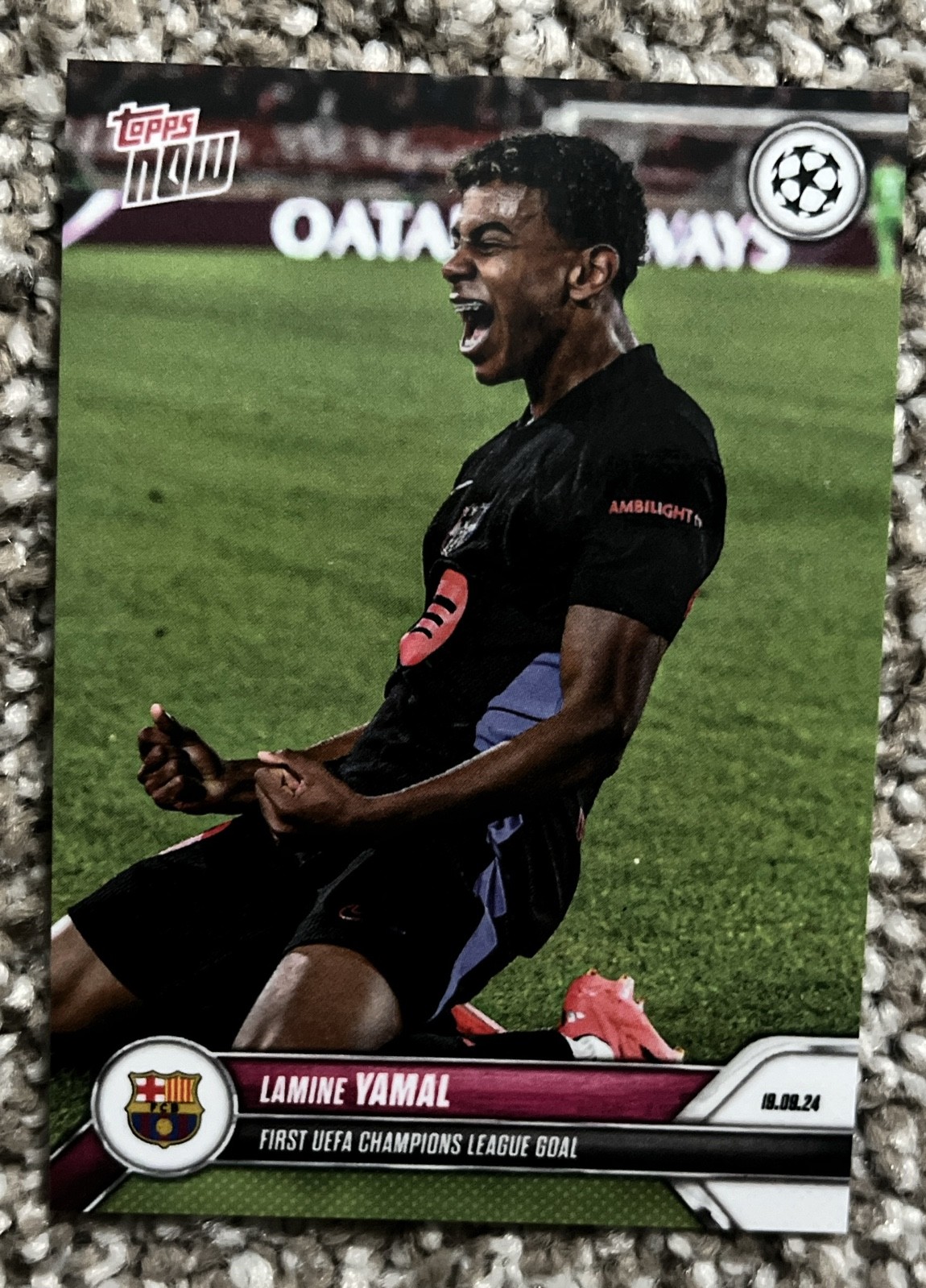 2024-25 Topps Now Uefa Champions League - Lamine Yamal #17