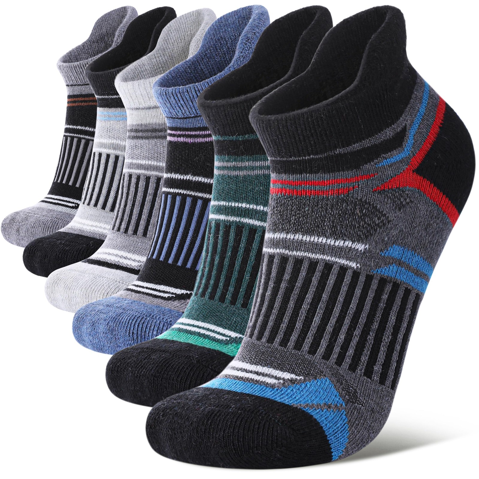 LANLEO Merino Wool Ankle Running Hiking Socks for Women Men Compression Suppo... LANLEO Merino Wool Ankle Running Hiking Socks for Women Men Compression Suppo...