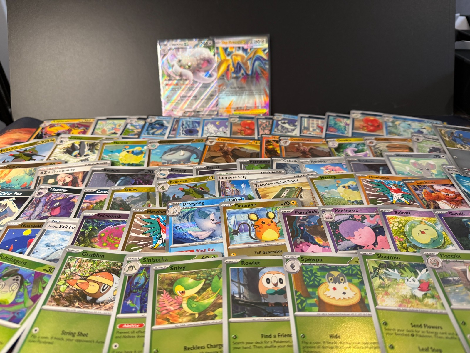 100 Different Holo & Reverse Holo Pokemon Cards + 2 ex Lot No Dupes NM Unused