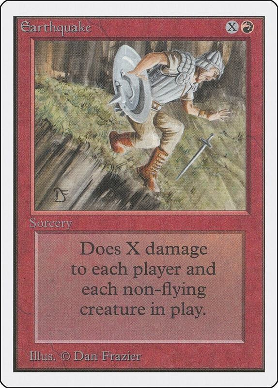 Earthquake (x 1) EX/NM- Unlimited Edition MTG - 4RCards