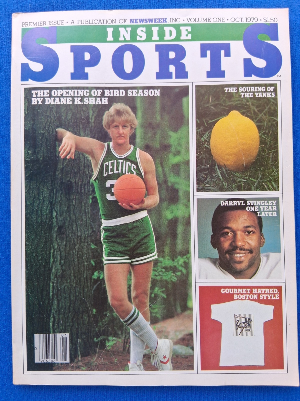 Larry Bird INSIDE SPORTS — Vol 1, Num 1— Oct 1979 - 1969 New York Mets Poster Larry Bird INSIDE SPORTS — Vol 1, Num 1— Oct 1979 - 1969 New York Mets Poster