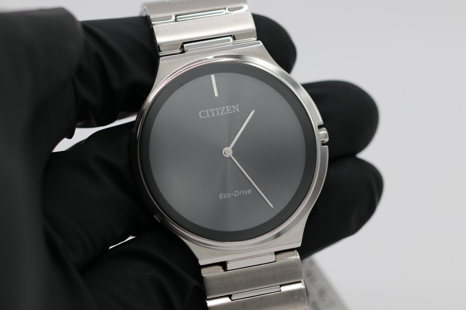 Citizen Eco-Drive Stiletto AR3110-52E 39mm Stainless Steel Black Modern Watch