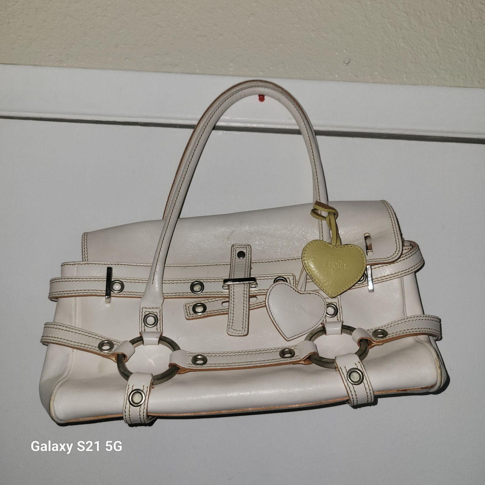Pale WHITE Luella Giselle Bag & Dustbag FREE & FAST SHIPPING