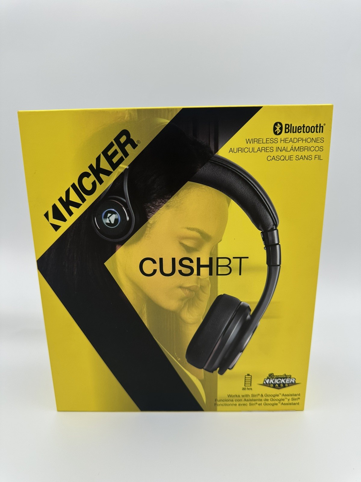 GM OEM Headphones By Kicker 19417989 Black Bluetooth GMC Chevrolet Cadillac