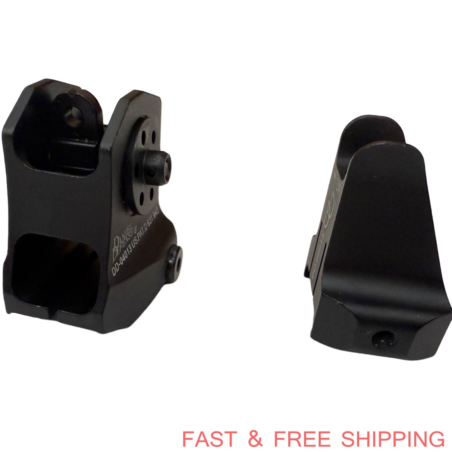 1 Pair Sight T actical Low Profile Metal Sights Folding Aluminum Front & Rear Se 1 Pair Sight T actical Low Profile Metal Sights Folding Aluminum Front & Rear Se