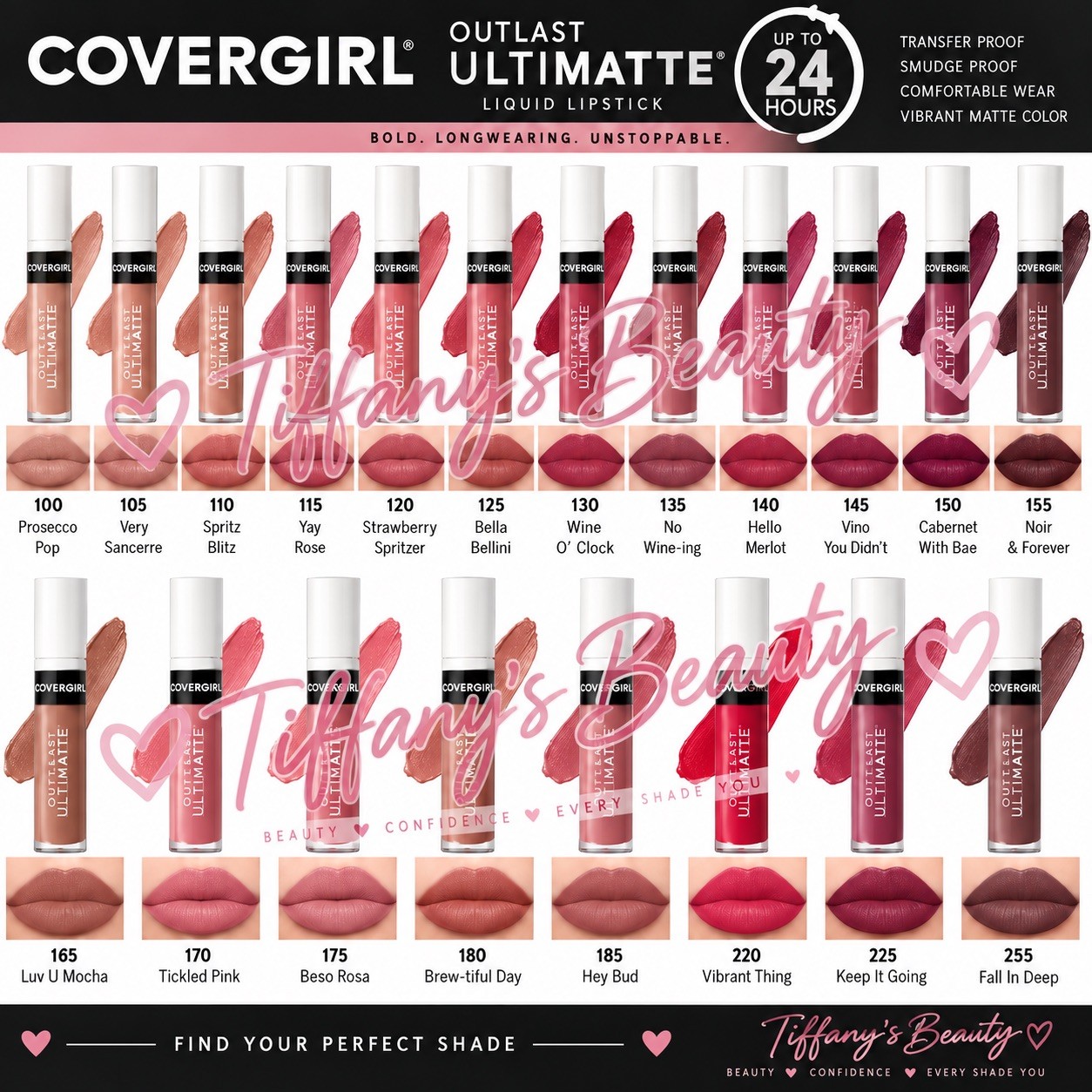 COVERGIRL Outlast Ultimatte Liquid Lipstick 24HR Matte 3.5mL Choose Your Shade