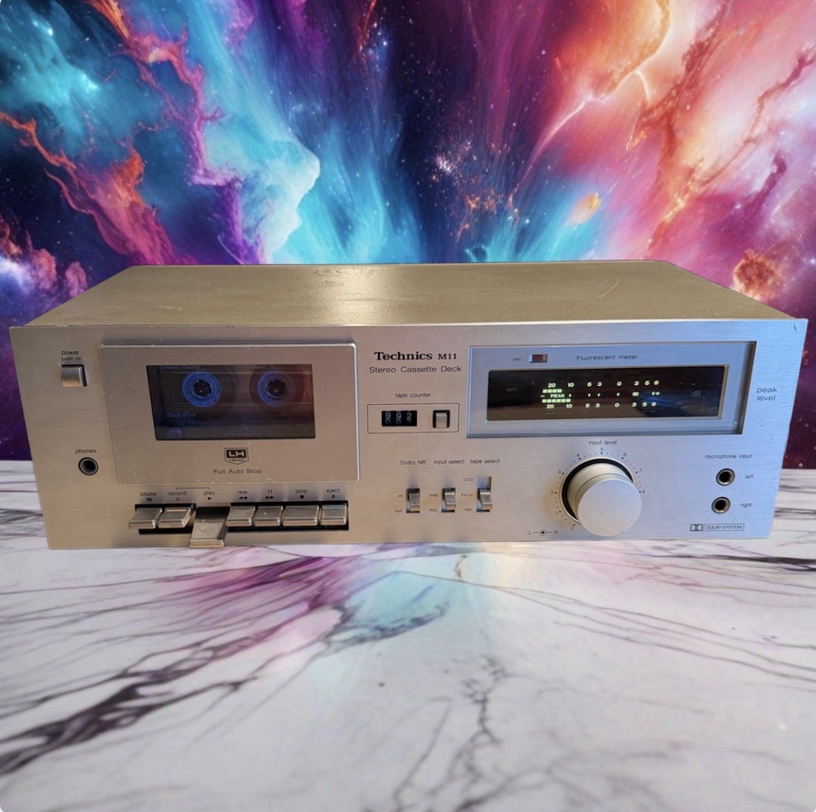 Vintage TECHNICS RS-M11 Stereo Cassette Deck, High Fidelity Full Fresh Serviceš„ Vintage TECHNICS RS-M11 Stereo Cassette Deck, High Fidelity Full Fresh Serviceš„