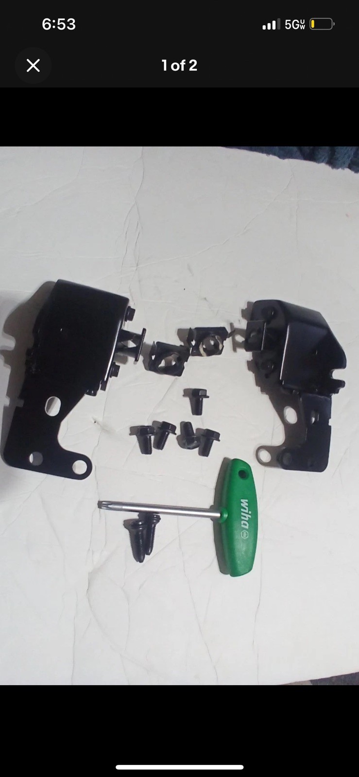 96-02 BMW Z3  HARD TOP MOUNTING BRACKET SET 