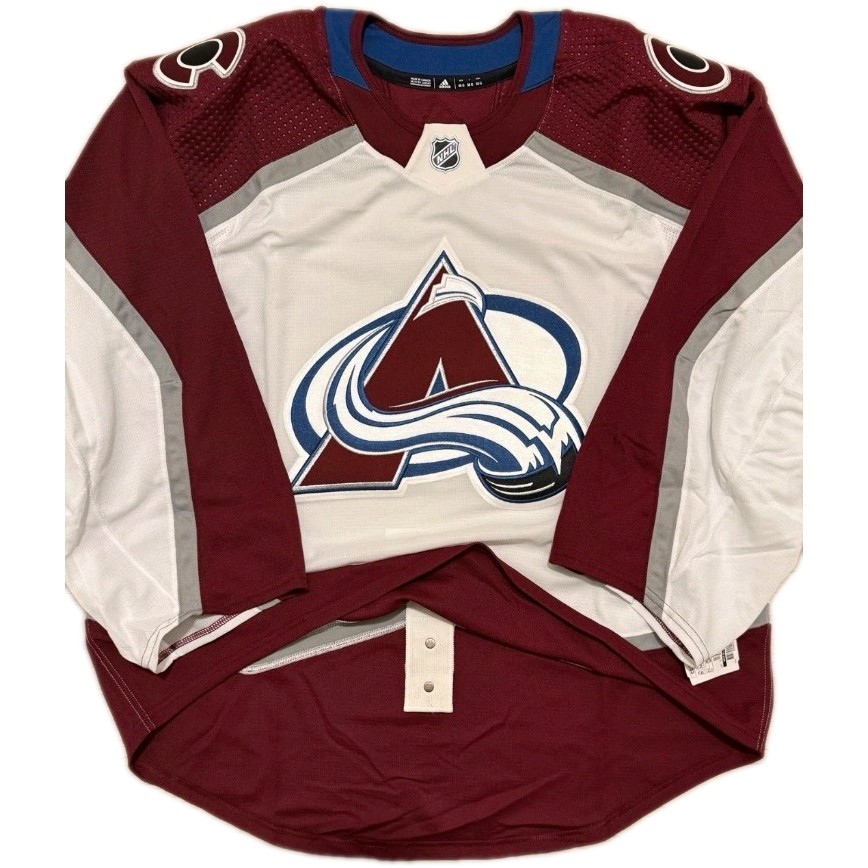 NEW Adidas Mic Team Issue Authentic Colorado Avalanche GOALIE Road Jersey 58G NEW Adidas Mic Team Issue Authentic Colorado Avalanche GOALIE Road Jersey 58G