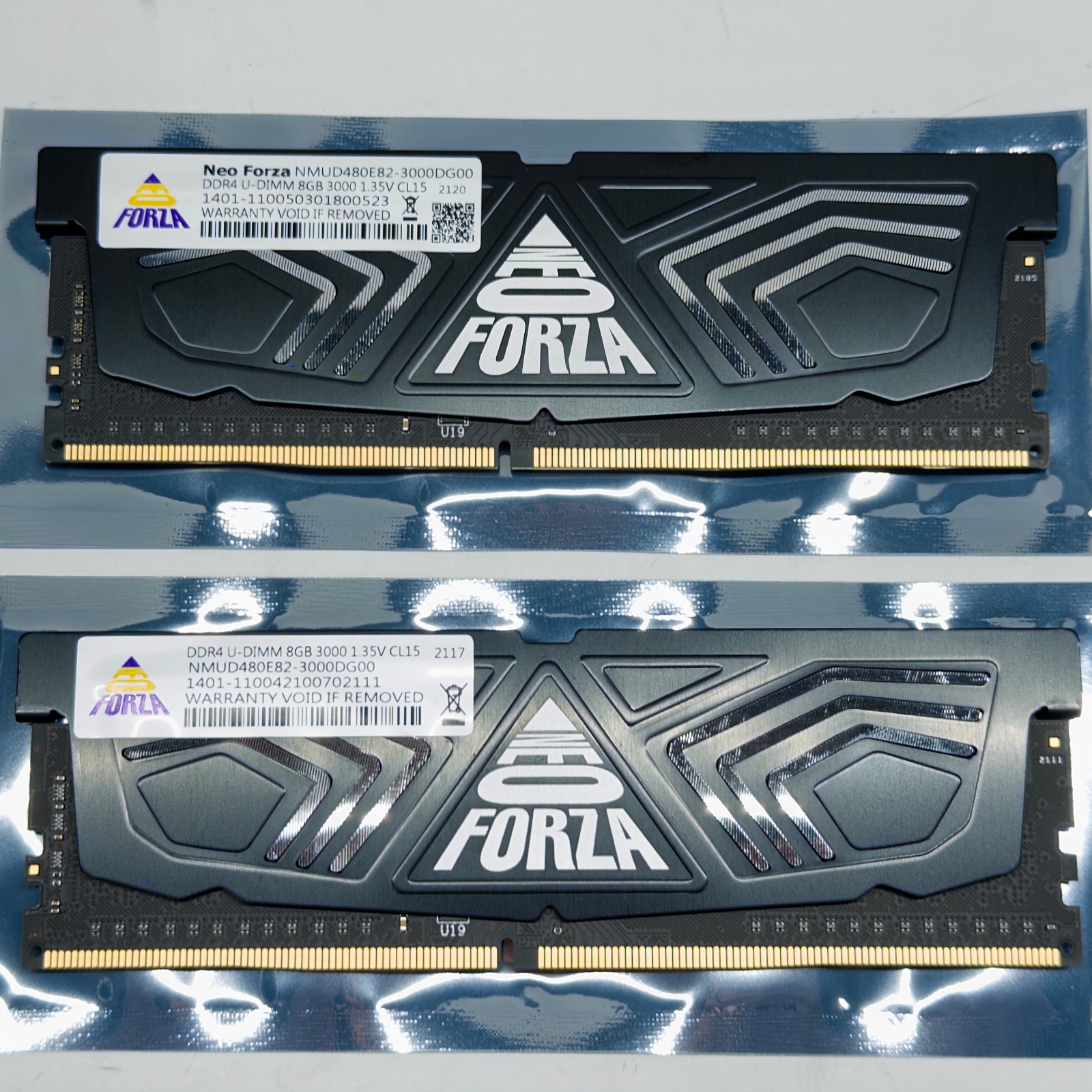 Neo Forza Faye 16GB (2x8GB) DDR4 DRAM 3000MHz CL15 288-Pin Desktop Memory RAM Neo Forza Faye 16GB (2x8GB) DDR4 DRAM 3000MHz CL15 288-Pin Desktop Memory RAM