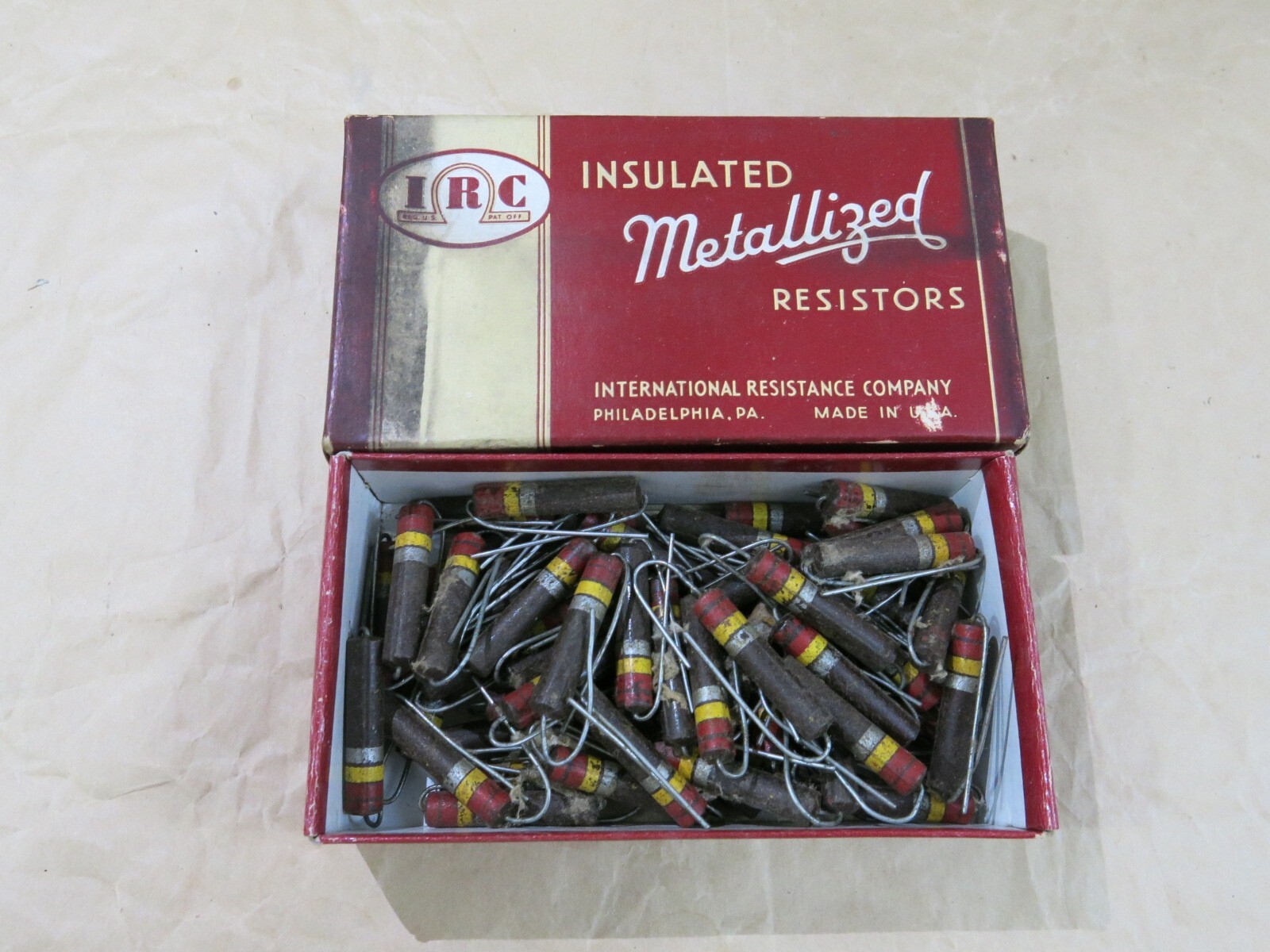 2 pcs IRC vintage BW resistor 220K (for Western Electric tube amplifier) 330K 2 pcs IRC vintage BW resistor 220K (for Western Electric tube amplifier) 330K