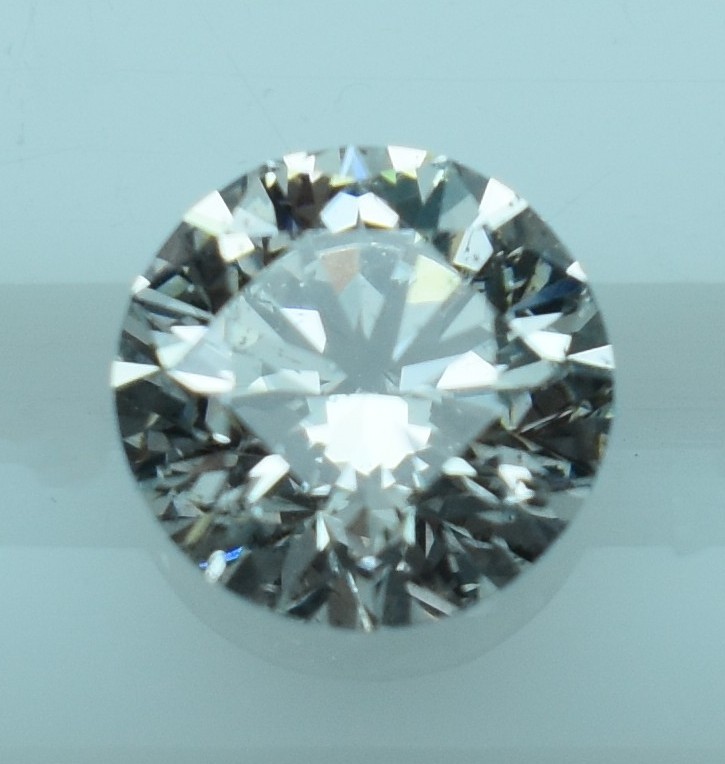 2.11 carat 100% Authentic Natural Round Brilliant cut Diamond F SI2 IMPORTANT