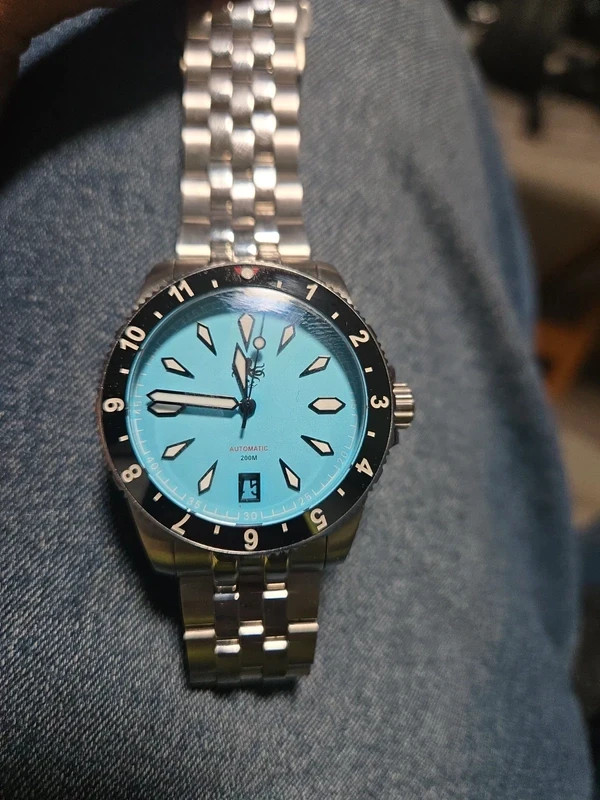 Phoibos Voyager Watch 2.0 Ocean Blue Auto Diver Mint 200m Untested Phoibos Voyager Watch 2.0 Ocean Blue Auto Diver Mint 200m Untested