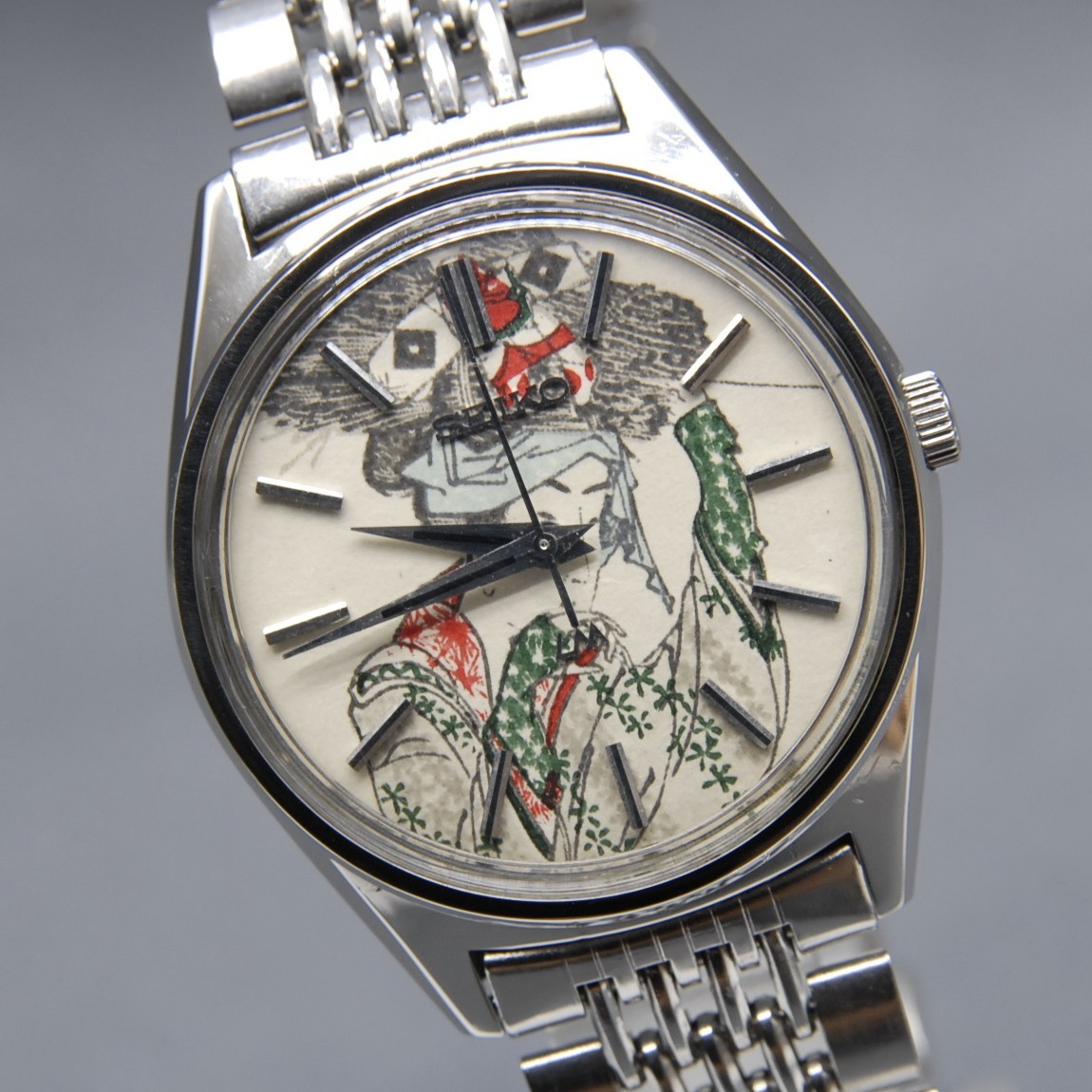 CLA\'d [EXC+5] Vintage SEIKO Lord Matic 5601-9000 LM 36mm UKIYOE AT Men\'s Watch