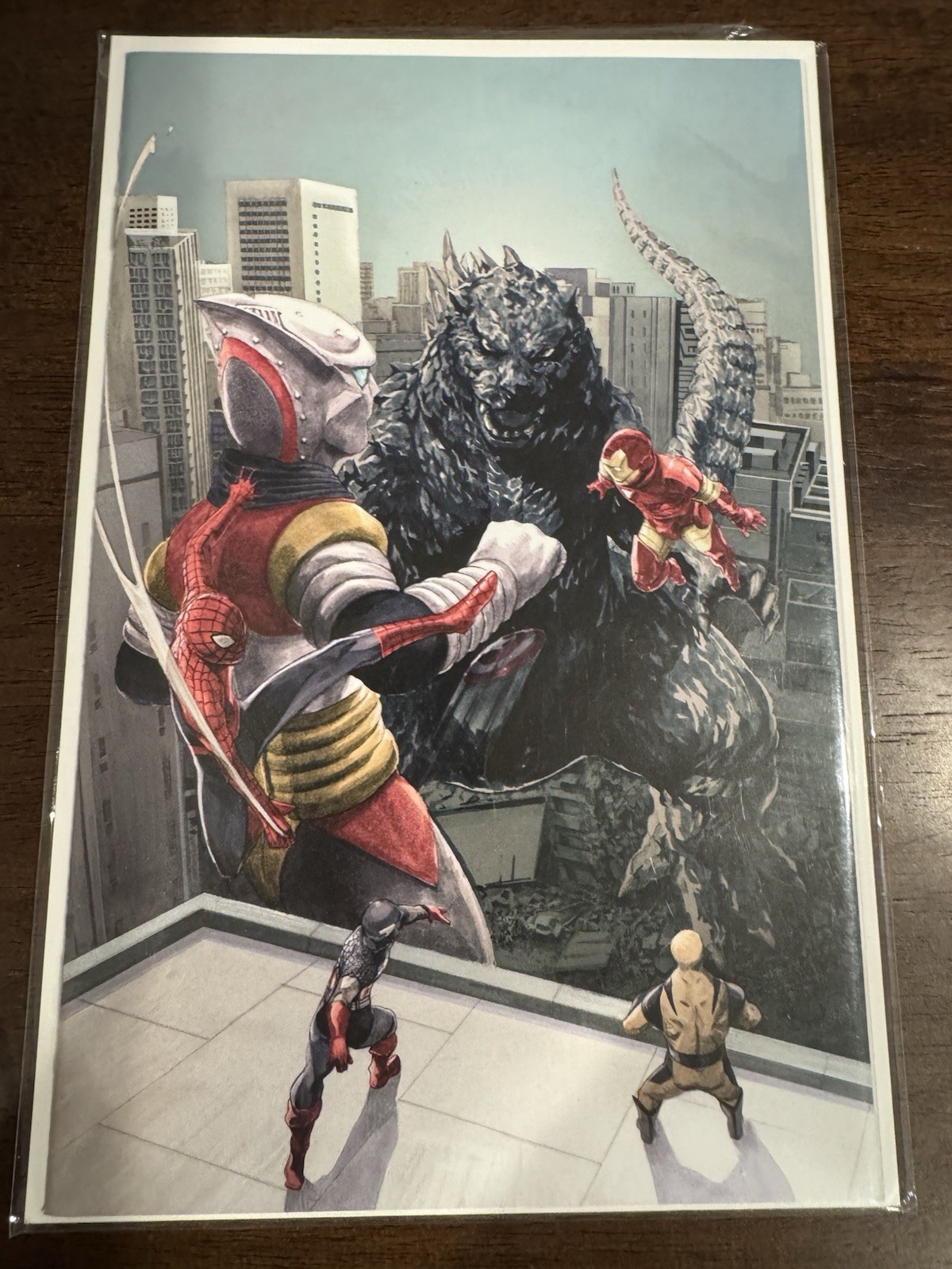 Godzilla vs Avengers #1 Mitsuhiro Arita Incentive Virgin Variant 1:100 NM Godzilla vs Avengers #1 Mitsuhiro Arita Incentive Virgin Variant 1:100 NM