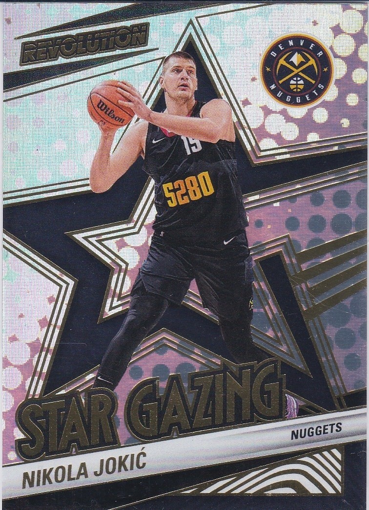NIKOLA JOKIC JOKER Denver Nugget Basketball Panini Revolution STAR GAZING INSERT