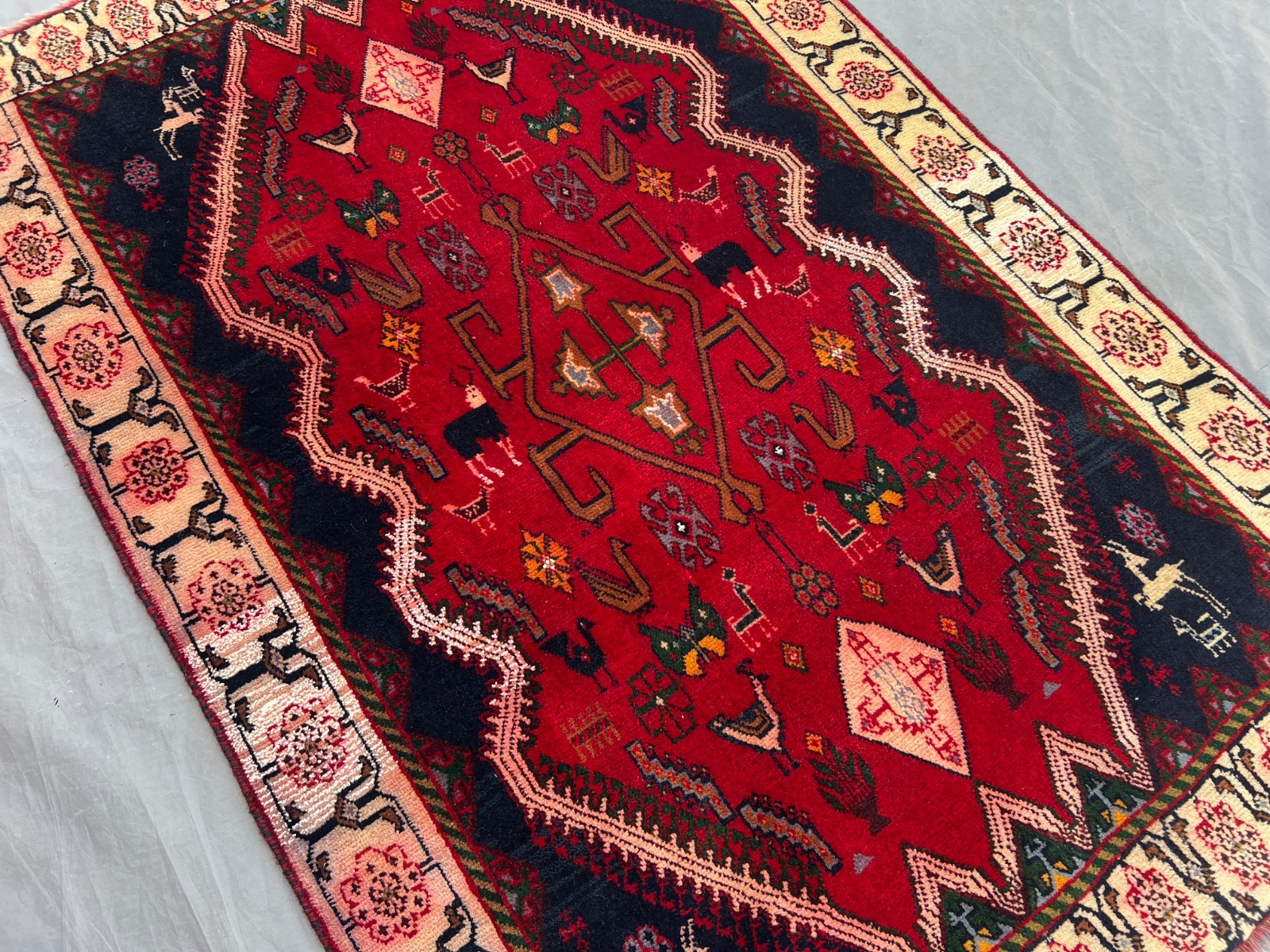 100x150 cm COLLECTORS’ ITEM Stunning Antique Kazak Natural Vegetable Dye Carpet 100x150 cm COLLECTORS’ ITEM Stunning Antique Kazak Natural Vegetable Dye Carpet