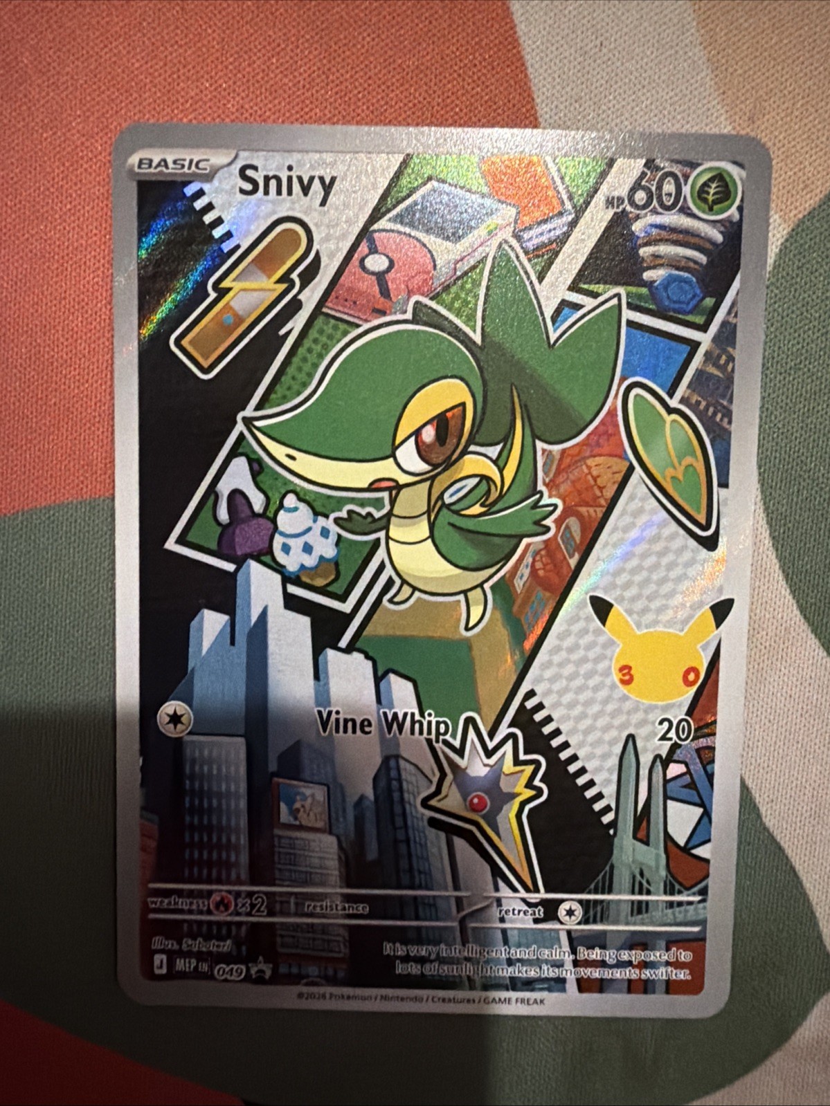 Snivy - 049 - Mega Evolution Promo - Illustration Rare - Near Mint