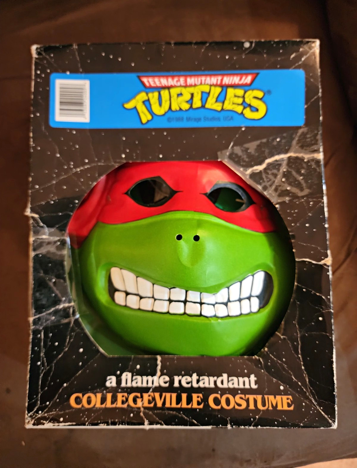 Vintage 1988 Collegeville TMNT Raphael Boxed Halloween Costume Vintage 1988 Collegeville TMNT Raphael Boxed Halloween Costume