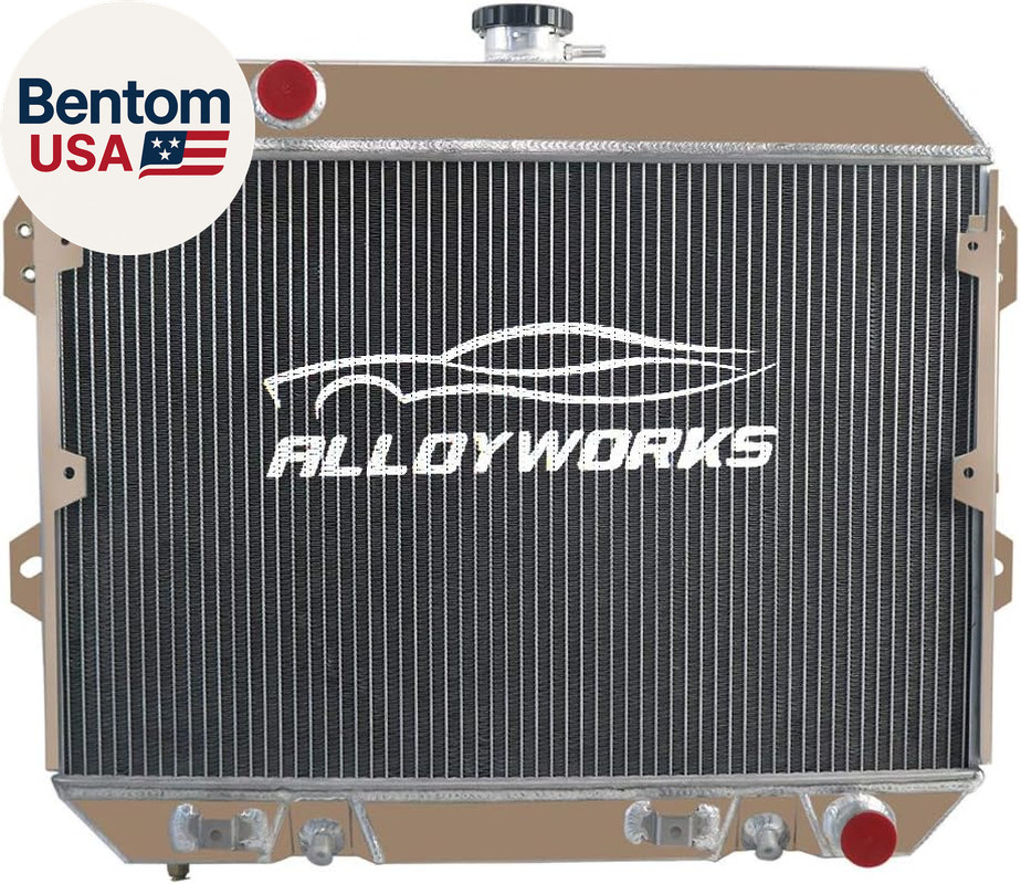 ALLOYWORKS 4 Row Core Aluminum Radiator for 1975-1978 Datsun 280Z / 1979-1983 28 ALLOYWORKS 4 Row Core Aluminum Radiator for 1975-1978 Datsun 280Z / 1979-1983 28