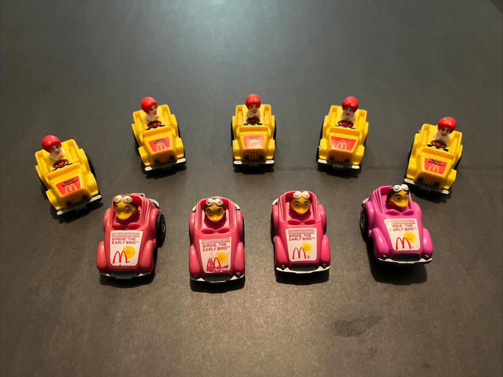 Vintage 1985 McDonald’s Fast Macs Happy Meal Lot Of  9 Ronald Birdie